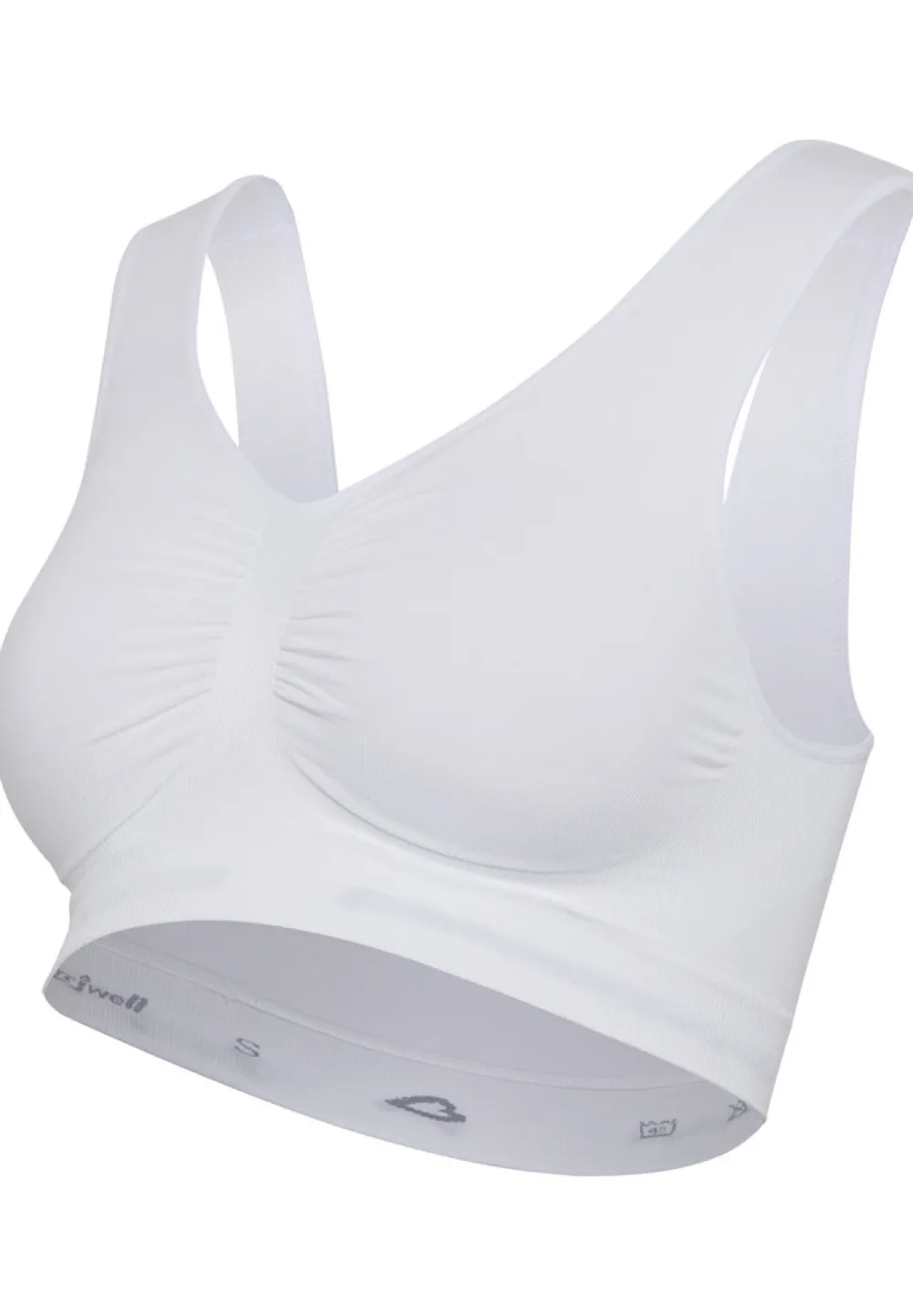 Carriwell Sømløs Graviditets BH - Hvid- Amme Bh'Er