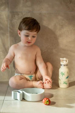 Filibabba Snackbox - Hvalen Christian - Pearl Blue- Service