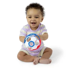 Oball Soccer - fodbold (rød/hvid/blå)- Sansebolde