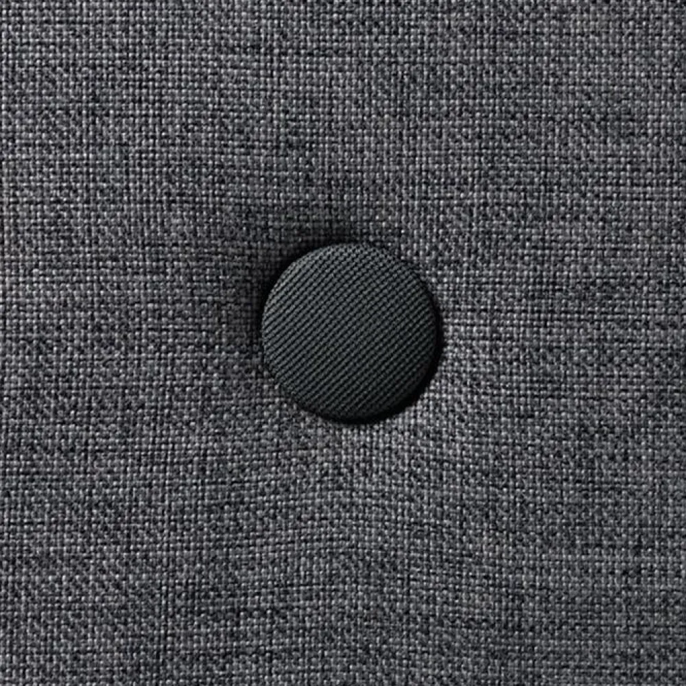 By KlipKlap Sofa - 3 fold single soft - mørkegrå/sortgrå knap-Børn Tumlemøbler