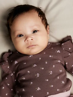 NAME IT Soho Langærmet Body - Peppercorn- Bodystocking Langærmet