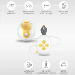 Medela Solo Hands-Free elektrisk enkeltbrystpumpe- Brystpumper
