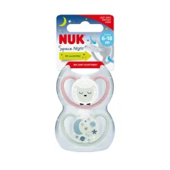 NUK Space Night Silicon S2 - Sheep- Sutter