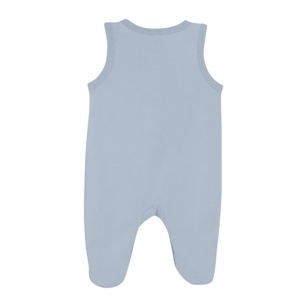 Fixoni Sparkedragt m. fødder - SOLID - Zen Blue- Præmatur Tøj