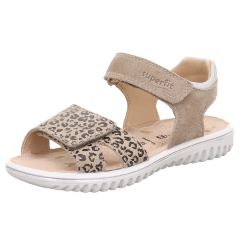 Superfit SPARKLE - BEIGE- Sandaler Med Åben Tå
