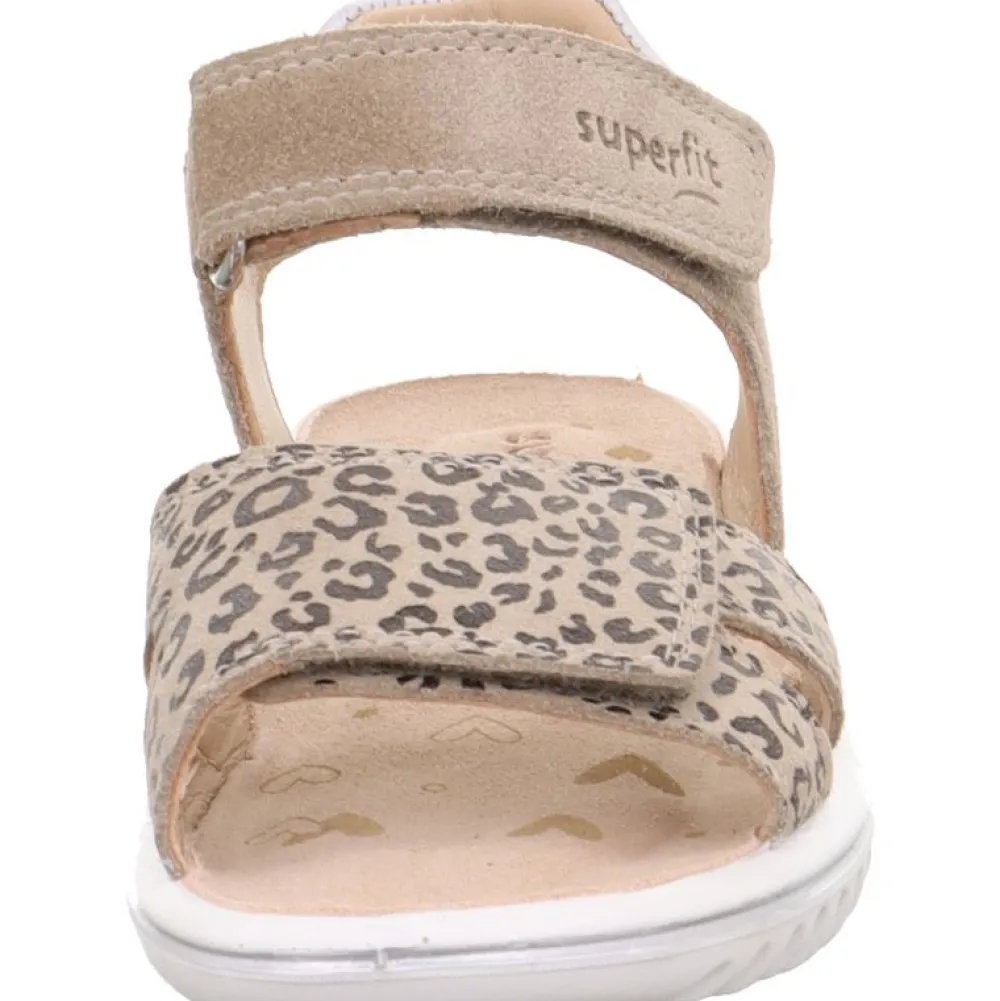 Superfit SPARKLE - BEIGE- Sandaler Med Åben Tå
