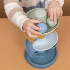 Little Dutch Spiral tårn - Blå- Kuglebaner