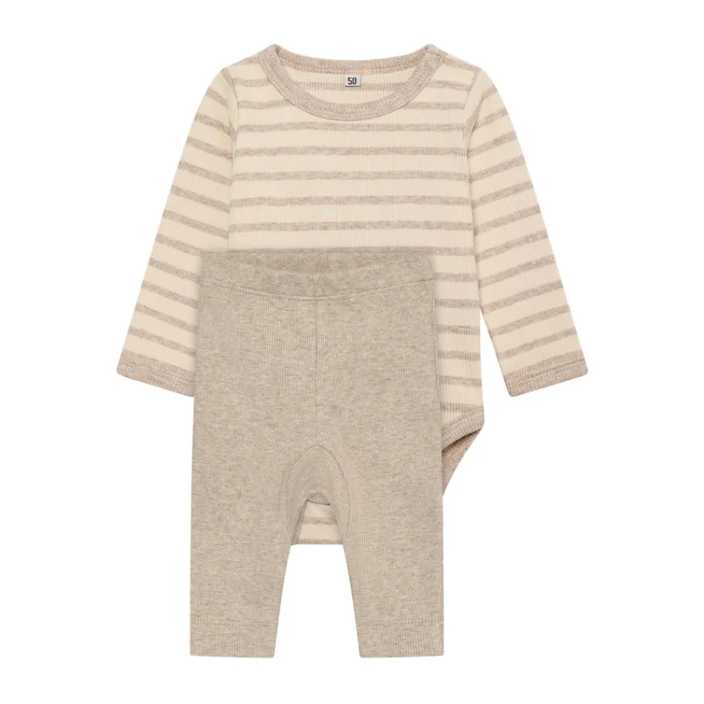 BeKids Sæt m. Body Langærmet + leggings - 2350- Bodysæt