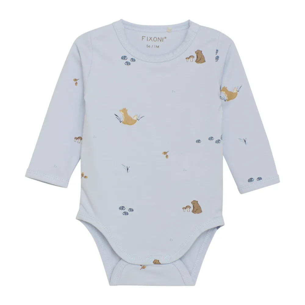 Fixoni Sæt m. Body og velour bukser - 7555- Heldragter M. Fod