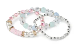 Jocko Sæt med 3 armbånd - Multi- Festtøj & Tilbehør