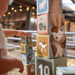 Little Dutch Stabeltårn - Little Farm Pap- Stabelklodser