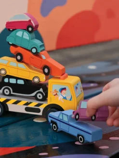 Tender Leaf Stablebiler - Biltransport- Legetøjsbiler