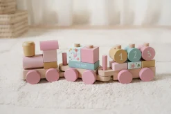 Little Dutch Stabletog pink - Fairy Garden- Togbaner & Tog|Trælegetøj