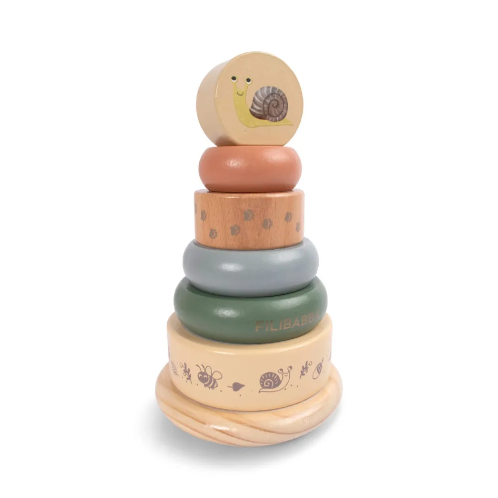 Filibabba Stabletårn i træ- Stabelklodser