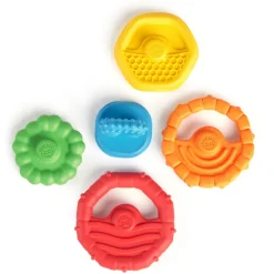 Baby Einstein Stack & Teethe Multi-tekstur legesæt m. bideringe- Stabelklodser