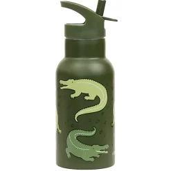 A Little Lovely Company Stainless steel drink bottle: Crocodiles- Madkasser & Drikkedunke