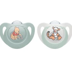 NUK Star Silicon S1 - Winnie The Pooh 2 stk- Sutter