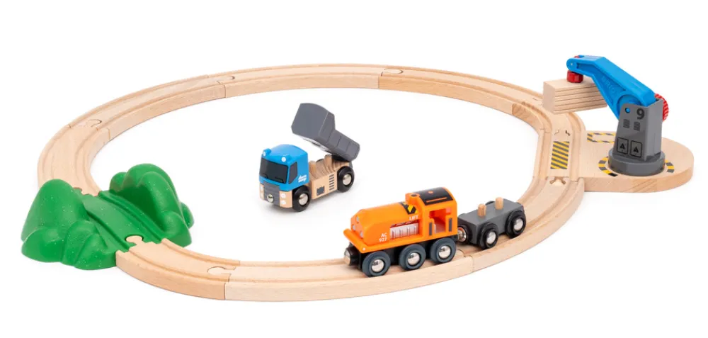 Brio Startsæt Løft & Læs - FSC®- Togbaner & Tog