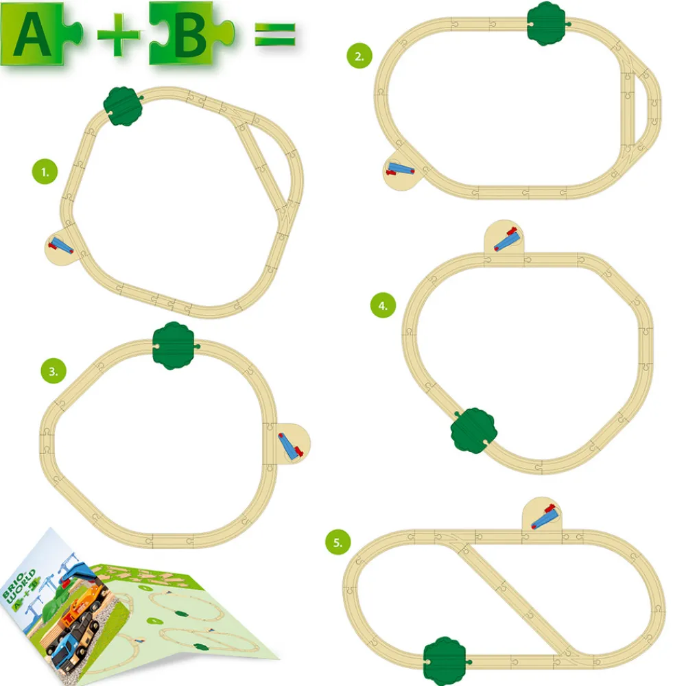 Brio Startsæt Løft & Læs - FSC®- Togbaner & Tog