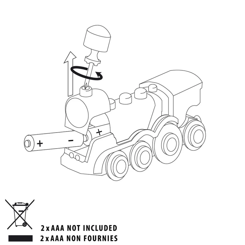 Brio Startsæt Løft & Læs - FSC®- Togbaner & Tog