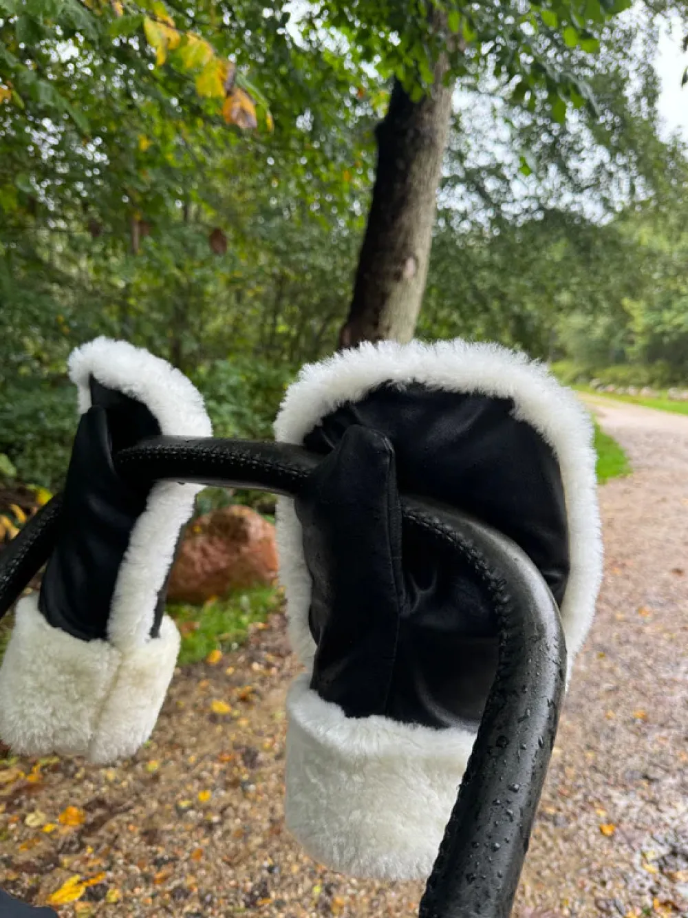 KongWalther Østerbro handsken 2.0 - lamb skin black- Vognhandsker