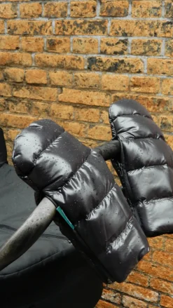 KongWalther Østerbro handsken 2.0 - puffer black- Vognhandsker