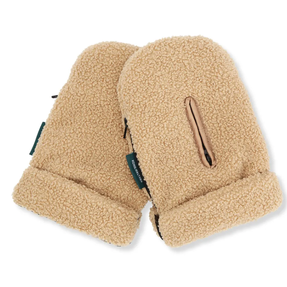 KongWalther Østerbro handsken - teddy dark- Vognhandsker