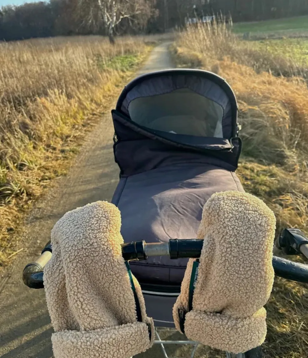 KongWalther Østerbro handsken - teddy dark- Vognhandsker