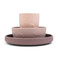 Done By Deer Stick&Stay spisesæt Deer friends Pudder- Service