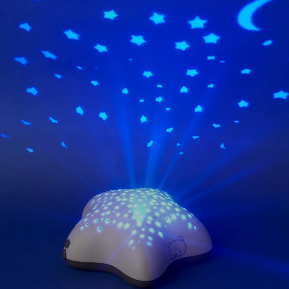 Pabobo Stjerneprojektor - Beige-Børn White Noise Og Højtalere|Lamper