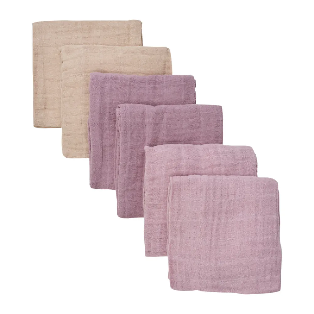 Pippi Stofble (6-pack) - Quail - 65*65 cm-Børn Stofbleer & Klude|Stofbleer