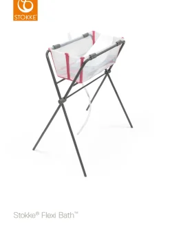 Stokke® Stokke Flexi Bath hvid inkl. grå stativ- Badekar, Stativer & Badestole