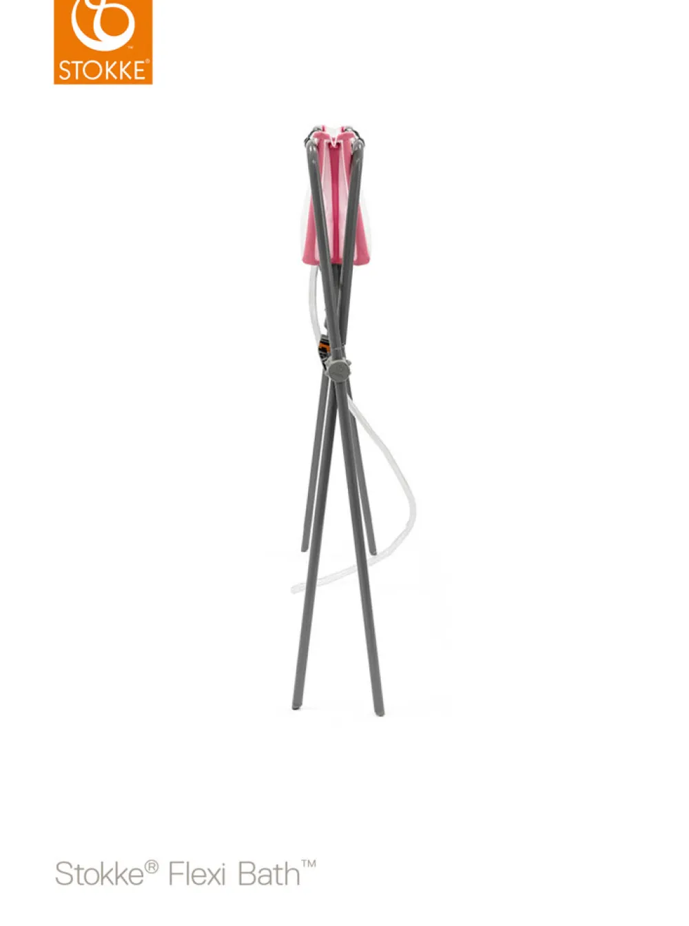 Stokke® Stokke Flexi Bath hvid inkl. grå stativ- Badekar, Stativer & Badestole