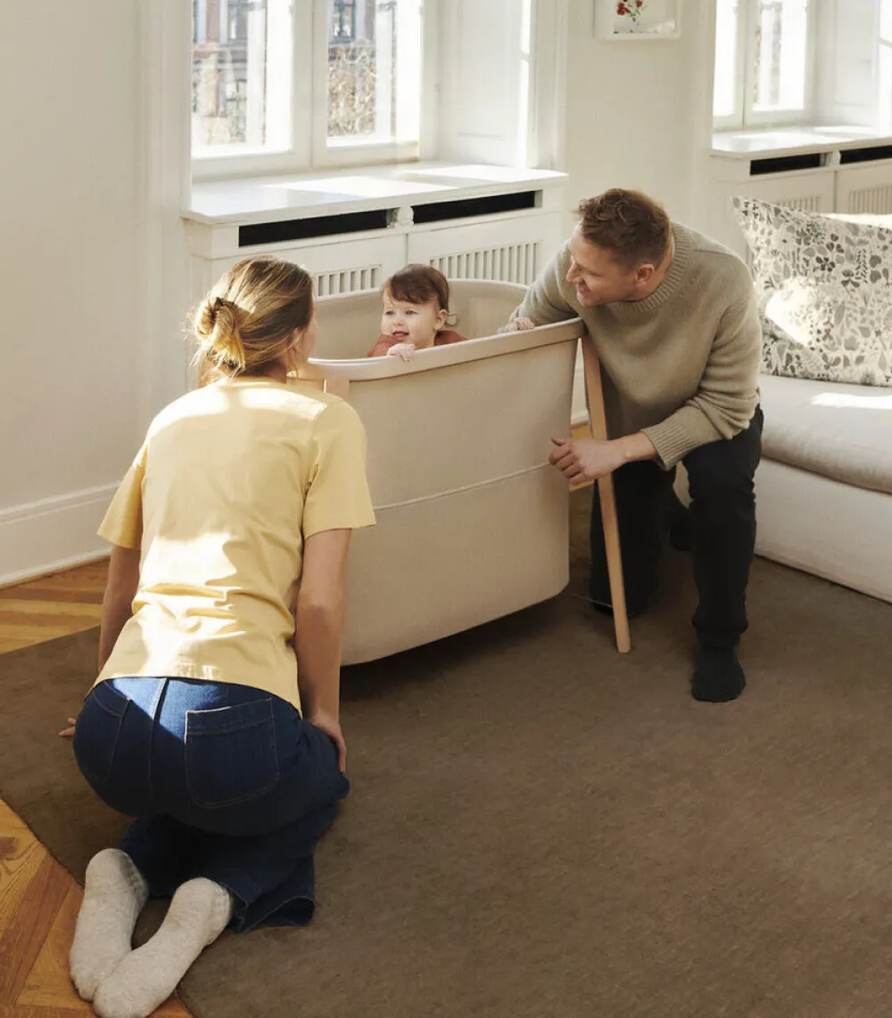 Stokke® Stokke Snoozi med transport taske - Sandy Beige-Børn Pakkeløsninger|Vugger