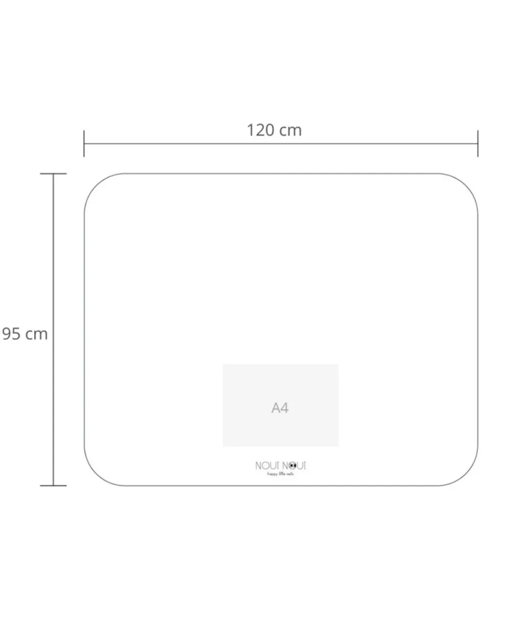 NOUI NOUI Stole underlag - rose-Børn Tilbehør Til Højstole