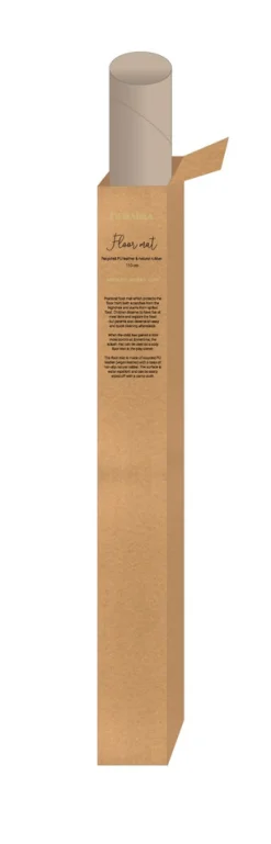 Filibabba Stoleunderlag i genanvendt PU-læder - warm grey-Børn Tilbehør Til Højstole