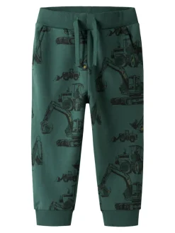 NAME IT Storm Sweatpants - Bistro Green- Bukser