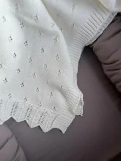 Vanilla COPENHAGEN Striktæppe - Milk-Børn Tæpper