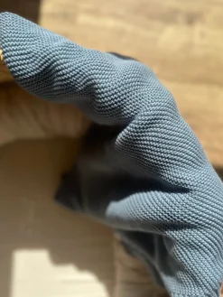 Vanilla COPENHAGEN Striktæppe - Misty Blue - økologisk-Børn Tæpper