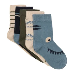 BeKids Strømpe m. mønster (5-pak) - 997- Strømper|Multipack