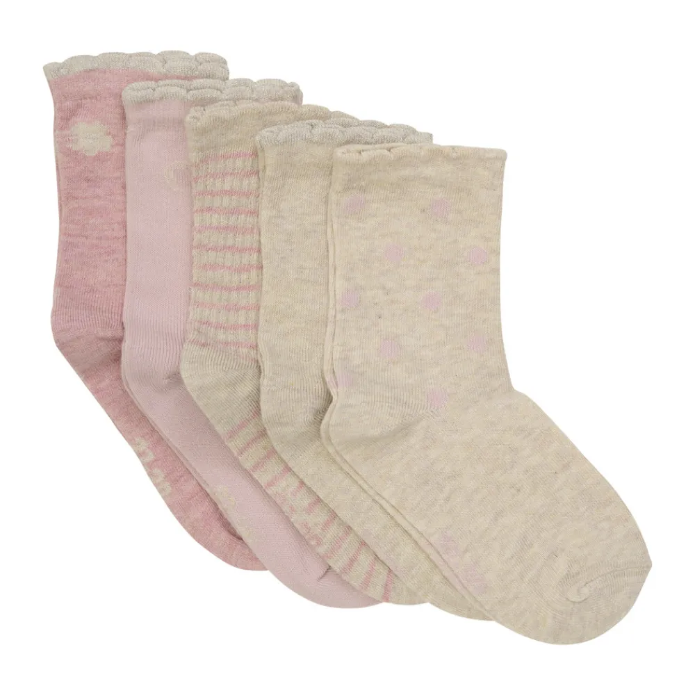 BeKids Strømpe m. mønster (5-pak) - 605- Strømper|Multipack