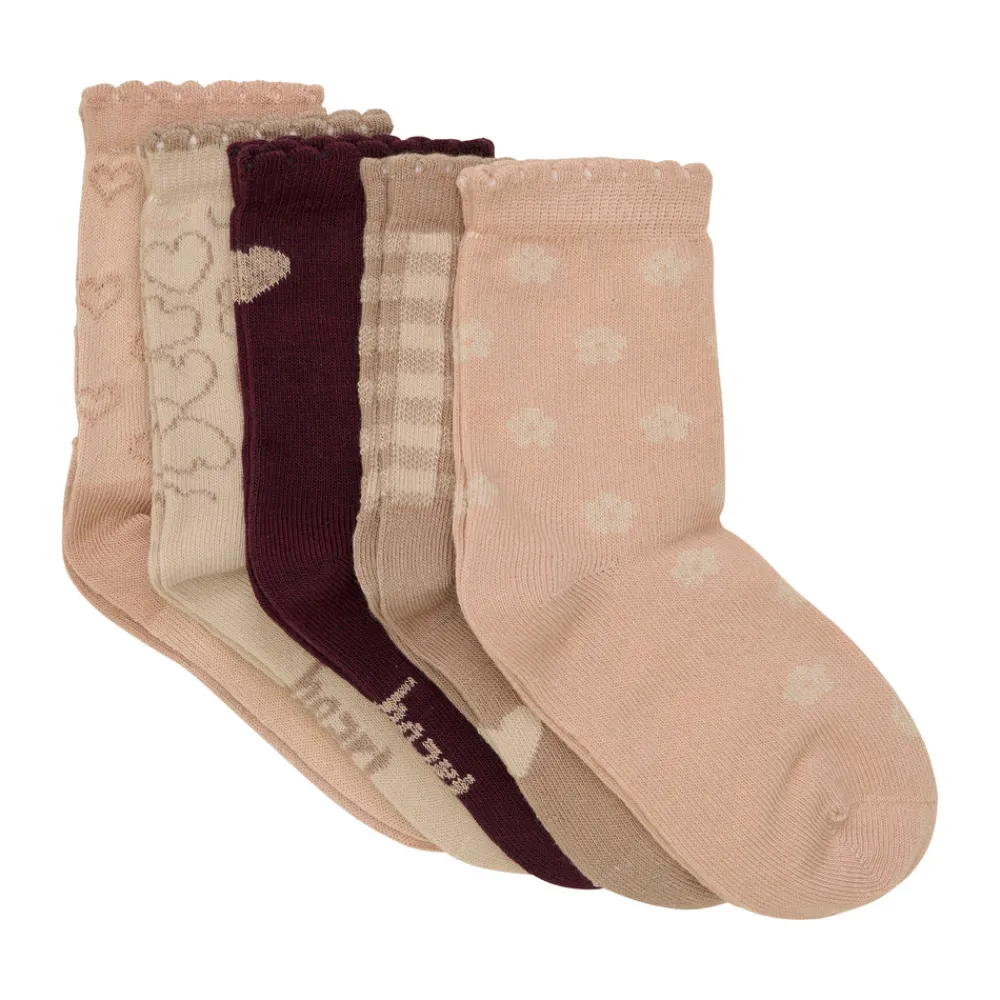 BeKids Strømpe m. mønster (5-pak) - 511- Strømper|Multipack