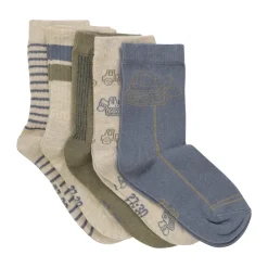 BeKids Strømpe m. mønster (5-pak) - 990- Strømper|Multipack