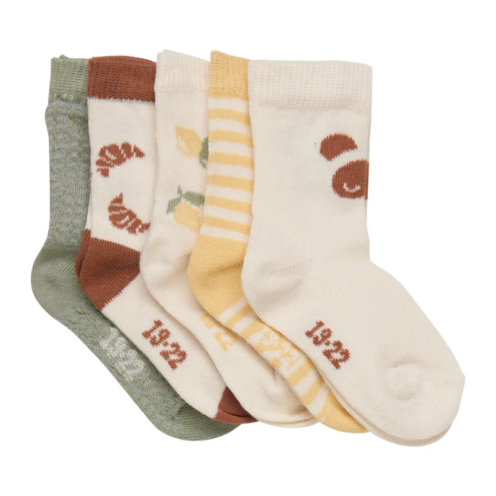 BeKids Strømpe m. mønster (5-pak) - 208- Strømper|Multipack
