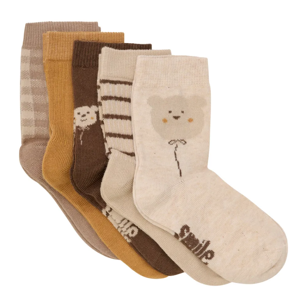 BeKids Strømpe m. mønster (5-pak) - 256- Strømper|Multipack