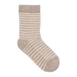 BeKids Strømpe m. mønster (5-pak) - Chestnut- Strømper|Multipack