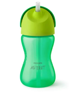 Philips Avent Sugerørskop 300 ml. grøn- Madkasser & Drikkedunke