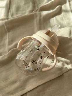 Vanilla COPENHAGEN Sugerørskop - Tritan - Honeybee - 300 ml- Service