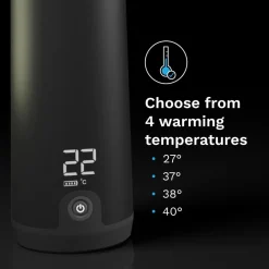 Baby Brezza Superfast Portable Bottle Warmer Black- Tilberedning & Rengøring
