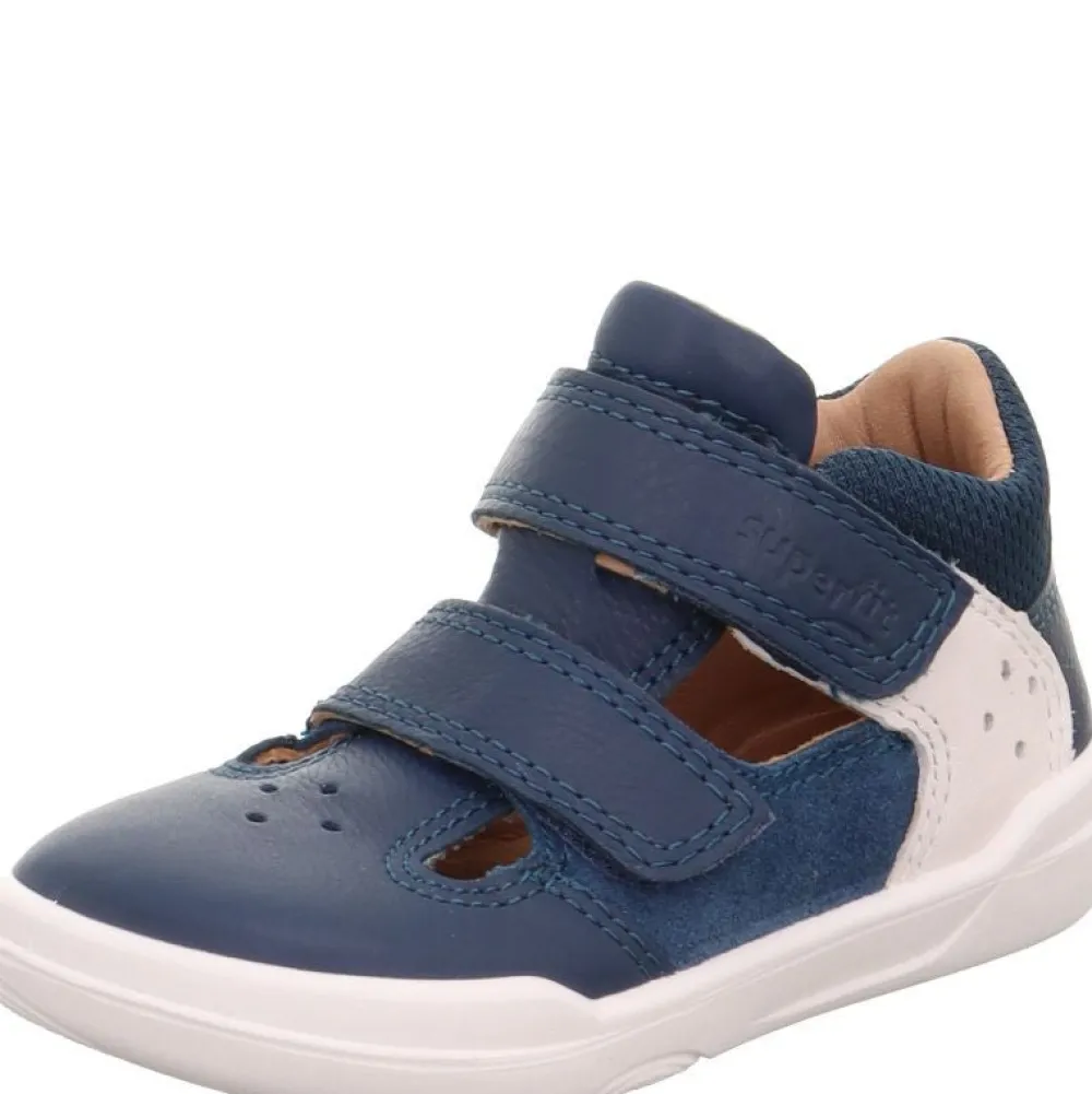 Superfit Superfree - Blue/white- Sandaler Med Lukket Tå